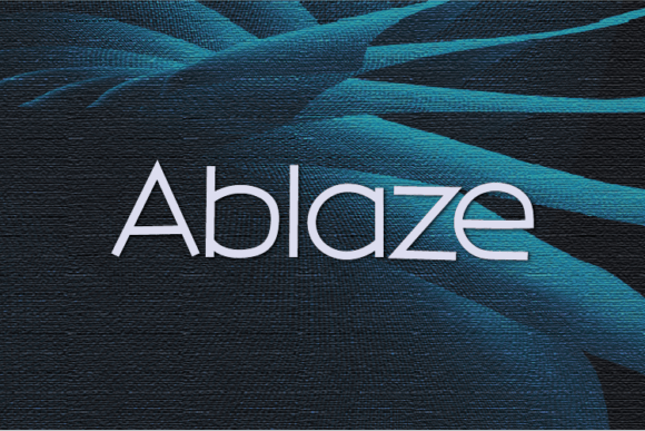 Ablaze: A Unique Sans Serif Font for Crafters