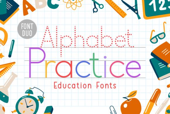 Alphabet Practice: A Clean Sans Serif Font for Web Design