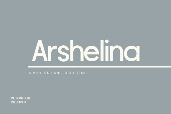 Arshelina: The Minimal Sans Serif Font for Crafters