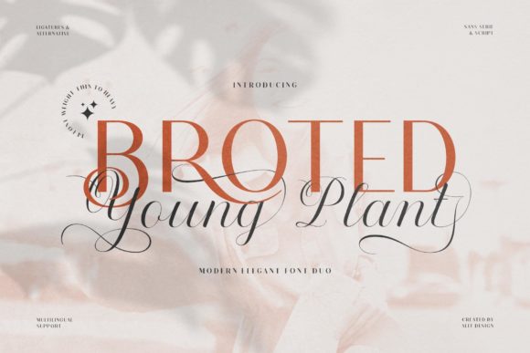 Broted Young Plant: A Fresh Sans Serif for Modern Brands