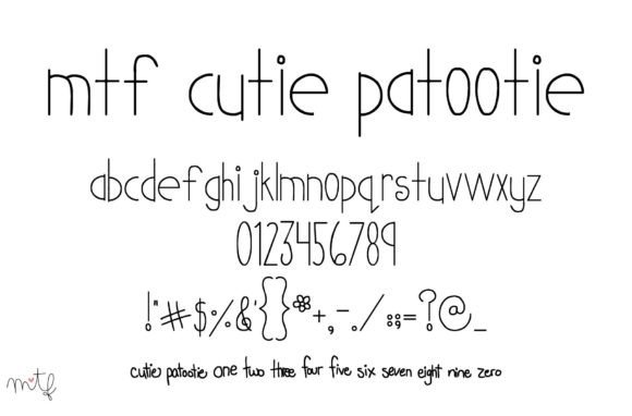 Cutie Patootie: The Adorable Sans Serif Font for Brands