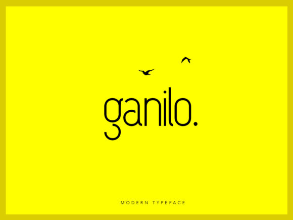 Ganilo: A Modern Sans Serif Font for Digital Design