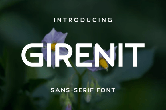 Girenit: A Modern Sans Serif Font for Branding