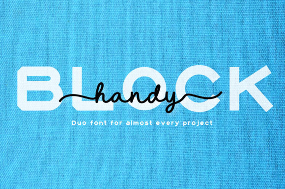 Handy Block: The Perfect Handwritten Sans Serif Font for Makers