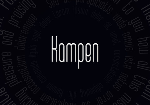 Kampen: The Minimal Sans Serif Font for Strong Branding