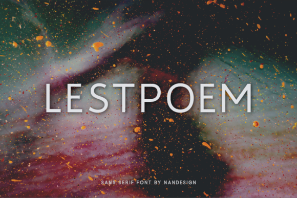 Lestpoem: A Clean Sans Serif Font for Makers