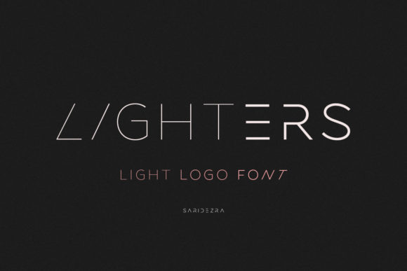 Lighters Font: A Minimalist Typeface for Modern Brands