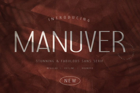 Manuver: The Clean Sans Serif Font for Bold Campaigns