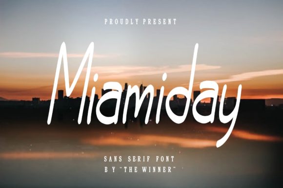 Miamiday: A Handmade Sans Serif Font for Bold Branding