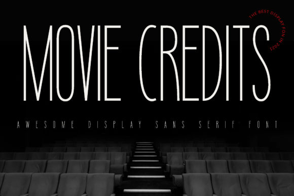 Movie Credits: A Clean Sans Serif Font for Crafters