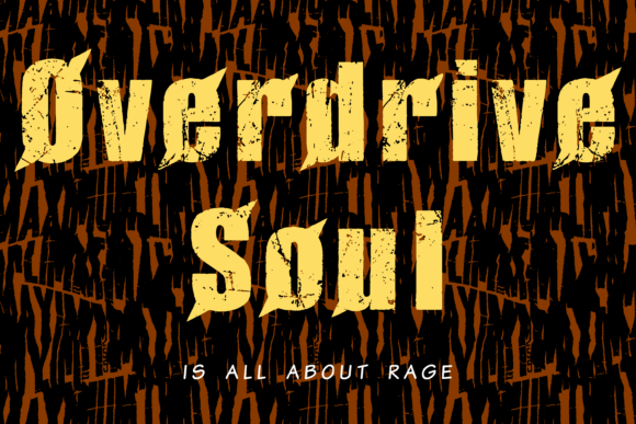 Overdrive Soul: A Bold Typeface for Your Brand