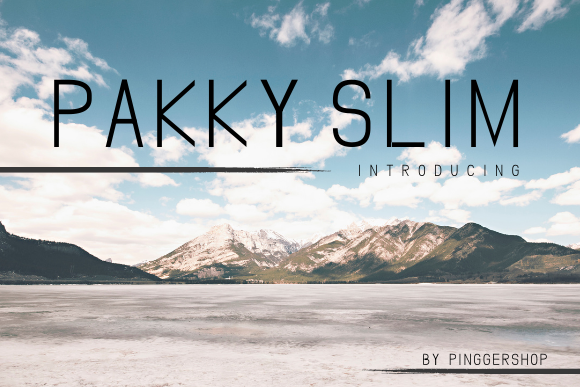 Pakky Slim: A Clean Typeface for Modern Brands