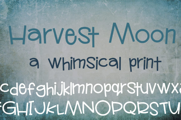 PN Harvest Moon: A Whimsical Sans Serif Font for Marketers