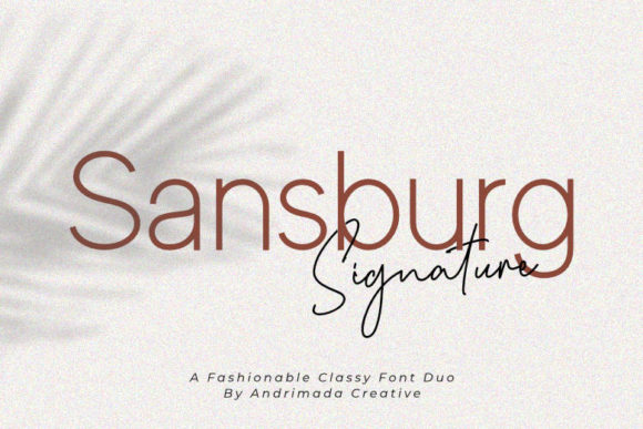 Sansburg Font Review: A Versatile Duo for Modern Branding
