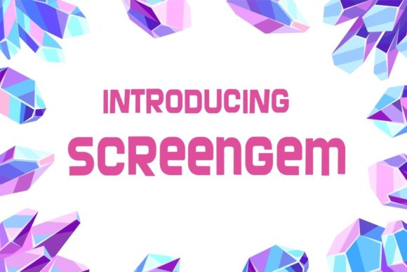Screengem: The Squircular Typeface for Scroll-Stopping Designs