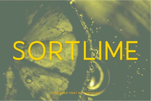 Sortlime: A Modern Sans Serif Font for Editorial Design