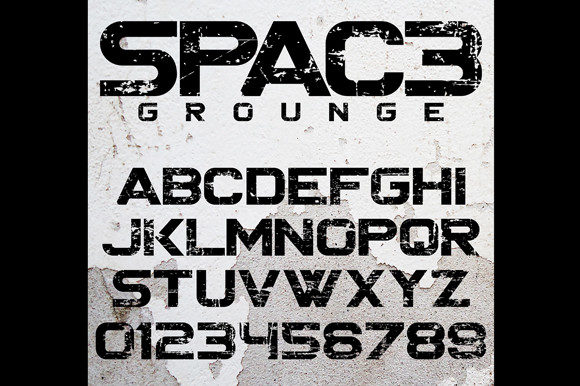 Spac3 Grounge Font Review: A Futuristic Edge for Digital Campaigns