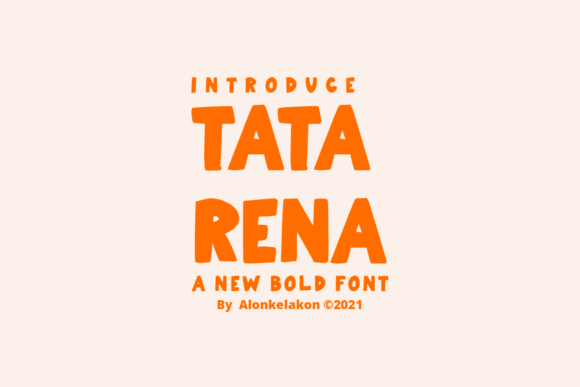 Tata Rena: The Perfect Handwritten Font for Crafters