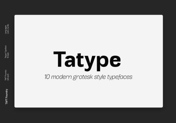 Tatype Review: A Bold Sans Serif for Modern Brand Identity