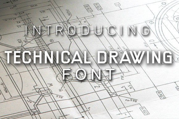 Technical Drawing: A Clean Sans Serif Typeface for Web Design