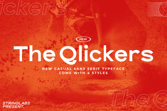 The Qlickers: A Bold Sans Serif Typeface for Modern Branding