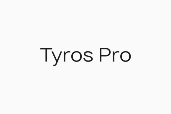 Tyros Font: The Minimal Sans Serif for Makers