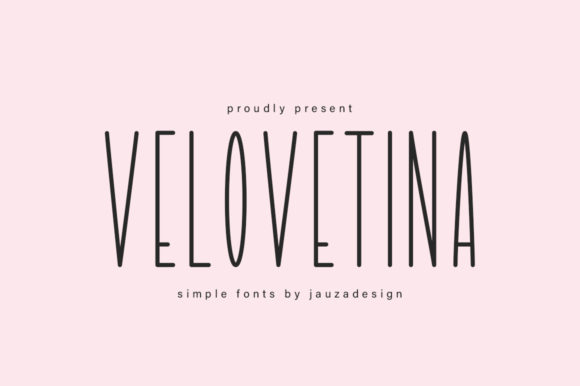 Velovetina: A Clean Sans Serif Typeface for Modern Brands